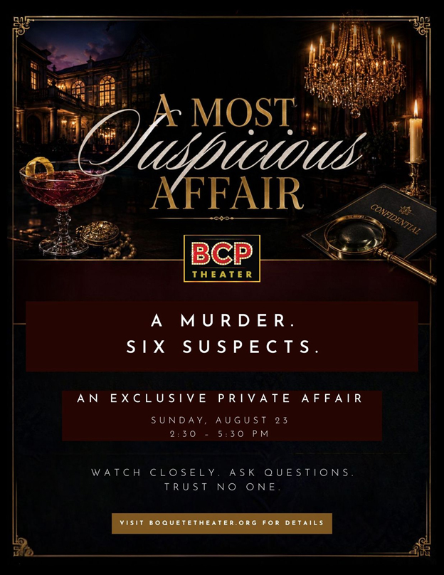 Clue Affair flyer